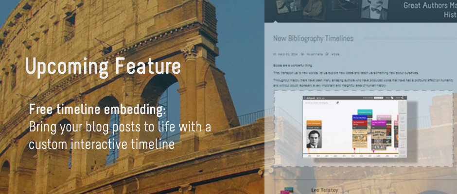 image from New upcoming feature: Embedding Timelines