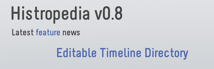 image from The editable timeline directory  - Help create a new way to visualise Wikipedia!