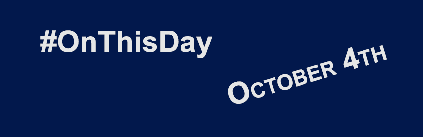 image from On this day timelines October 4th